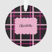 Cool Striped Pattern Ornament (voorkant)