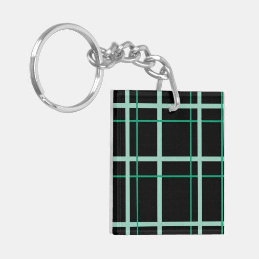 Cool Striped Pattern Sleutelhanger (Voorkant Links)