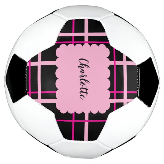 Cool Striped Pattern Voetbal (Gedraaid)