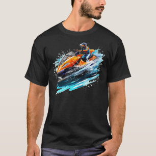 Cool Stunts met Jet Ski voor Watersport T-shirt