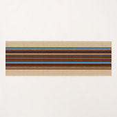 Cool Stylish Modern Hip Trendy Wood Grain Pattern Yogamat (Voorkant (horizontaal))