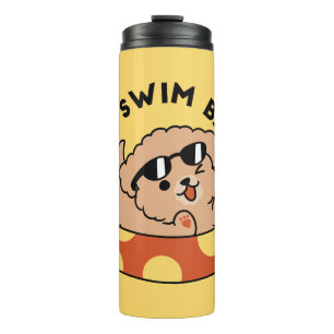 Cool Summer Dog Floating - Schattigee Puppy Pool P Thermosbeker
