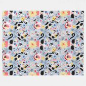 Cool Summer Kat Fleece Deken (Voorkant (Horizontaal))