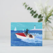 Cool Summer Labradors Briefkaart (Staand voorkant)
