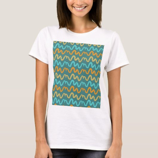 Cool Summer Pattern T-shirt (Voorkant)