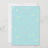 Cool Summer Popsicle Anniversaire Invitation (Dos)