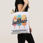 Cool Summer Rainbow Popsicle Sac fourre-tout (De près)