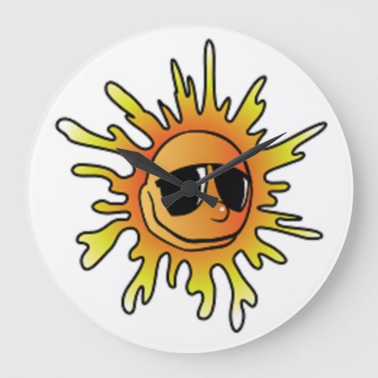 COOL SUMMER SUN GROTE KLOK (Voorkant)