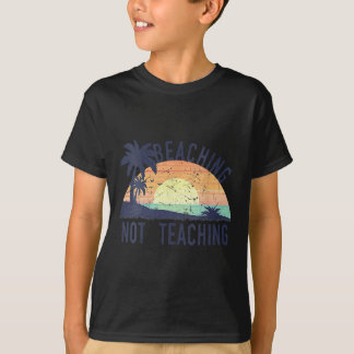 Cool Summer Vacation Teacher die geen onderwijs vo T-shirt