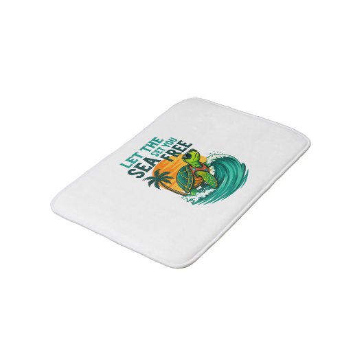 Cool Summer - Zee Turtle Vibes Badmat (Gekanteld)