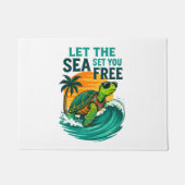 Cool Summer - Zee Turtle Vibes Deurmat (Voorkant)