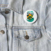 Cool Summer - Zee Turtle Vibes Ronde Button 5,7 Cm (In situ)