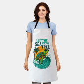 Cool Summer - Zee Turtle Vibes Schort (Gedragen)