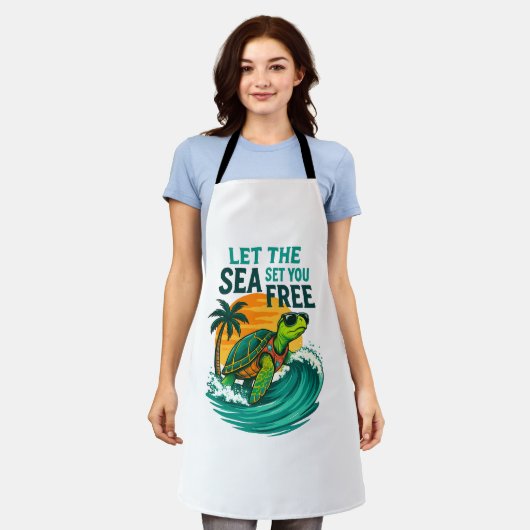 Cool Summer - Zee Turtle Vibes Schort (Gedragen)