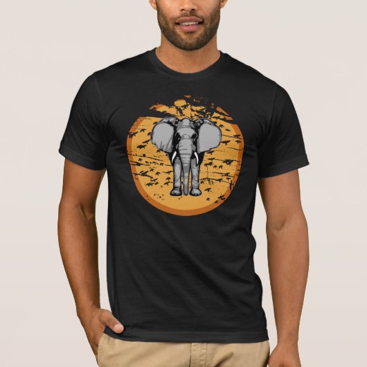 Cool  Sun en Elephant T-shirt (Voorkant)