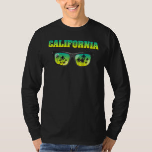 Cool Sunbries Californian Summer Palm Trees Cali T-shirt