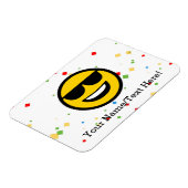 Cool Sunglazen Emoji Magneet (Linkerzijde)