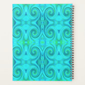 Cool super Abstrait Aqua Liquid Art Motif (Dos)