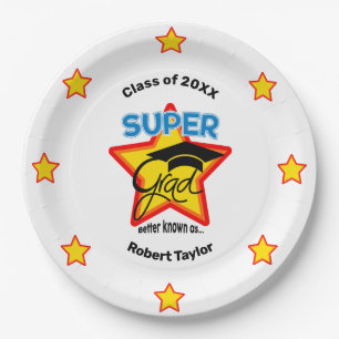 Cool Super Afstudeerder Logo - Personaliseer Naam Papieren Bordje