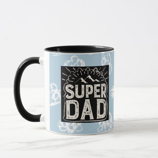 Cool Super Dad Coffee Mok (Links)