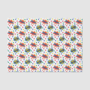 cool superheld betegeld patroon tissuepapier