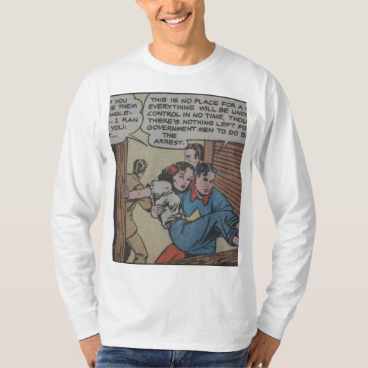 Cool  superheld comic t-shirt (Voorkant)