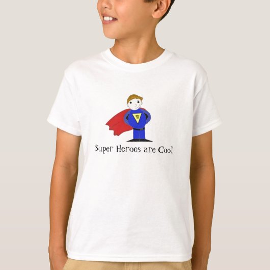 Cool Superheld T-shirt (Voorkant)
