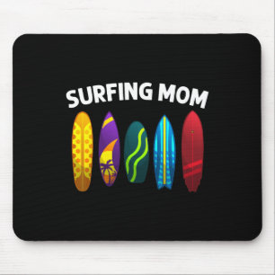 Cool Surfen Voor Moeder Mama Surfer Surfplank Stra Muismat