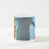 Cool Surfer Kerel die het ontwerp van de Oostzee o Matglas Koffiemok (Center)