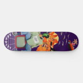 Cool Surreal Funny Unieke aangepaste persoonlijke  Skateboard (Horizontaal)