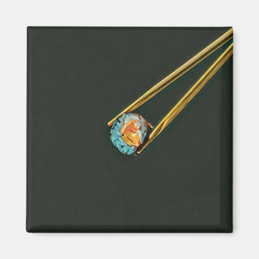 Cool sushi gift magneet (Voorkant)