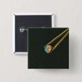 Cool sushi gift vierkante button 5,1 cm (Voorkant /achterkant)