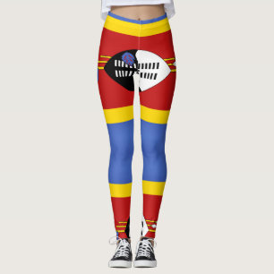 Cool Swaziland Vlag Mode Leggings