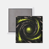 Cool Swirl Artsy Magnet (Recto/Verso)
