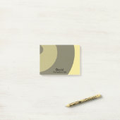 Cool Swirls Homeschool Dad Post-it® Notes (Op bureau)