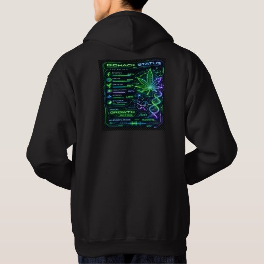 Cool system status design logo. hoodie (Achterkant)