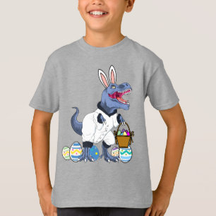 Cool T Rex Easter Basket Dinosaur Shirt Gift