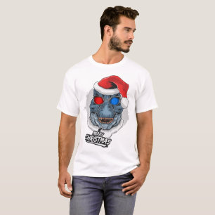 Cool T-Rex Kerstmis T-shirt