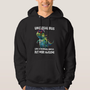 Cool T-Rex T voor Uncle, Funny Dino T Beste Oom Hoodie