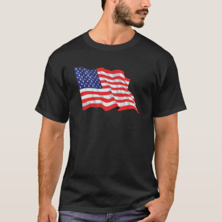 Cool T-shirt met ontwerp Amerikaanse vlag van de a