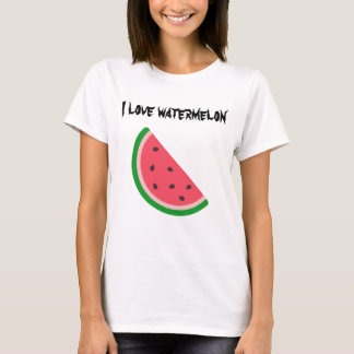 Cool T-shirt voor watermeloen en zomerliefhebbers