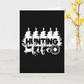 Cool T Shirten voor Heren Herten Jagen Kaart (Gele Bloem)