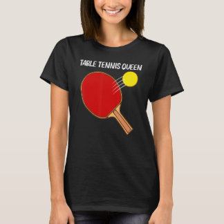Cool Table Tennis For Women Girls Ping Pong Sport  T-shirt