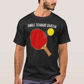 Cool Table Tennis For Women Girls Ping Pong Sport  T-shirt