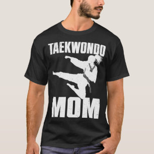 Cool Taekwondo mama voor meisjes Karate Judo Mar T-shirt