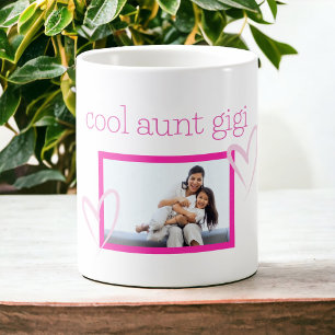 Cool Tante Beste Tante Nieuwe Tante Foto Custom Koffiemok
