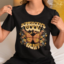 Cool Tante Butterfly Wild Flower  Retro