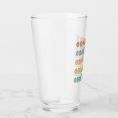 Cool tante Modern Retro Cute Gifts voor tante Glas (Rechts)