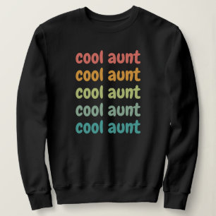 Cool tante Modern Retro Cute Gifts voor tante Trui