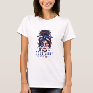 Cool Tante stemt  rommelig haar Lady Election T-shirt